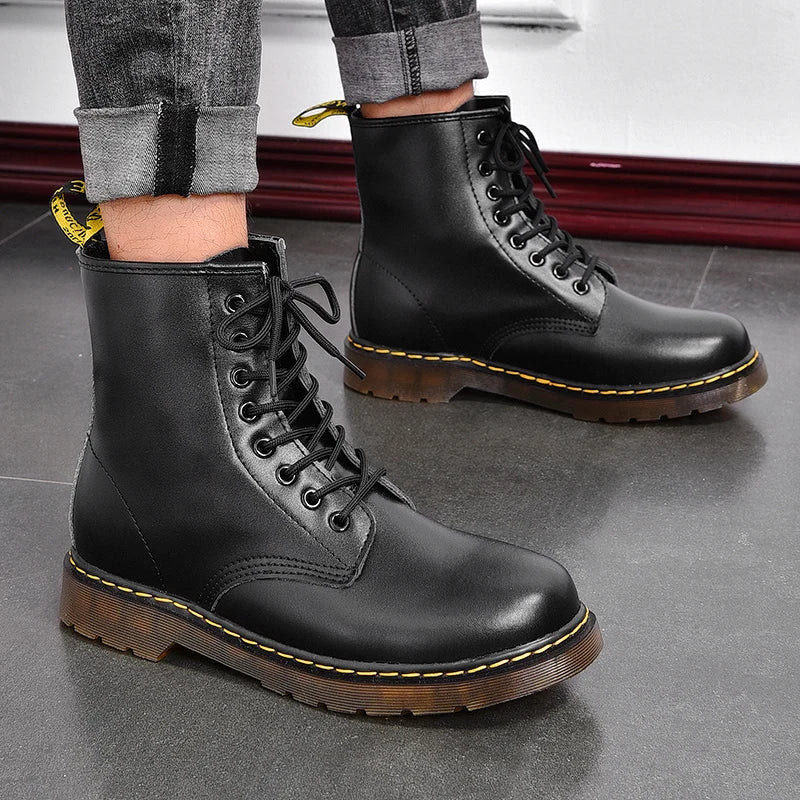 Bota Masculina de Inverno em Couro Legítimo - Blast