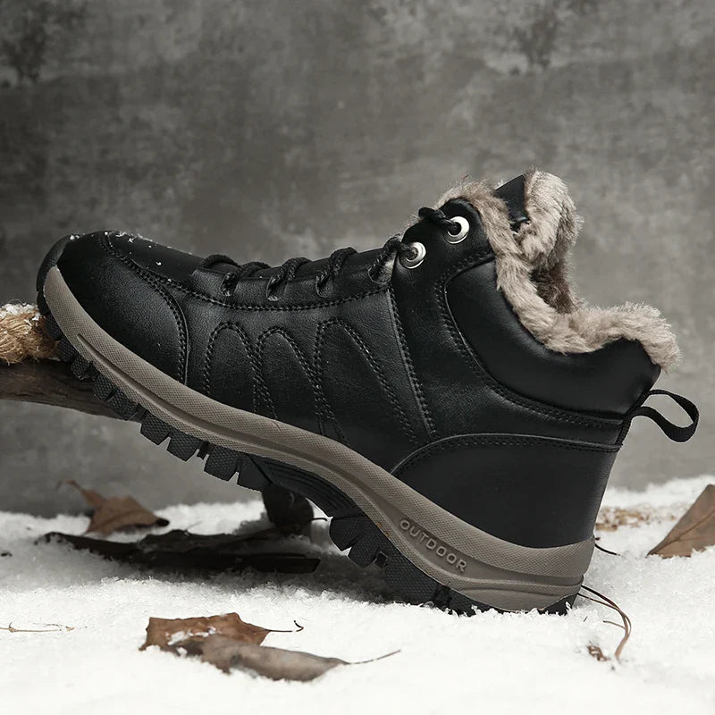 Bota Masculina de Inverno em Couro Legítimo - Rumble