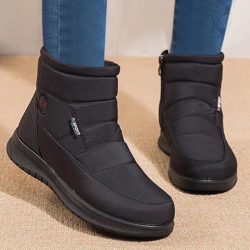 Bota Feminina de Inverno em Couro Legítimo - Yupi