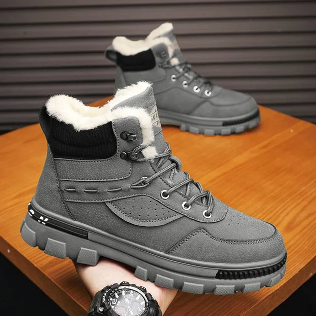 Bota Masculina de Inverno em Couro Legítimo - Ragna