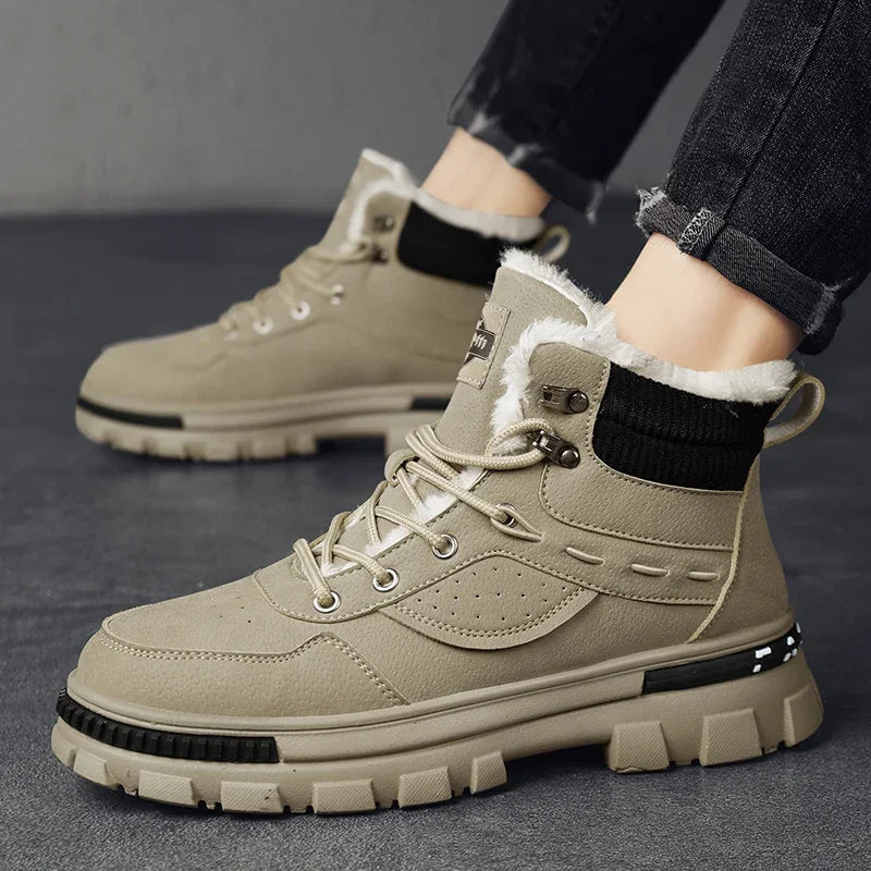 Bota Masculina de Inverno em Couro Legítimo - Ragna