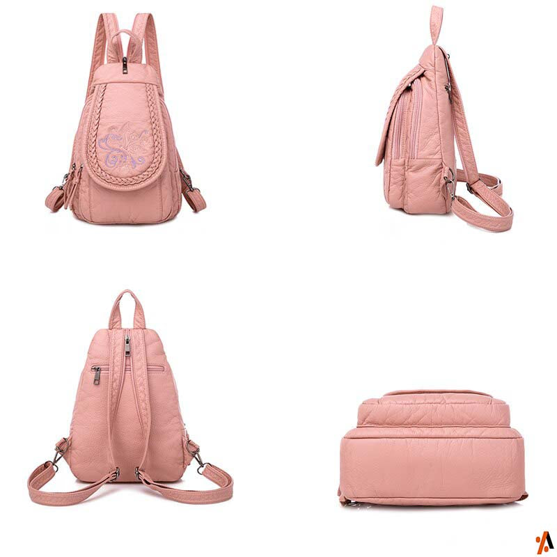 mochila feminina rosa 